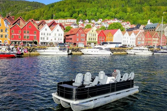 Bergen City Sightseeing Cruise by Lux Pontoon boat