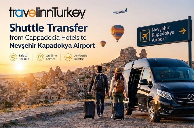 Shuttle Transfer from Cappadocia hotels to "Nevsehir Kapadokya Airport"