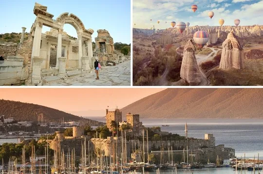 Turkey's Gems: Tour to Bodrum, Ephesus, Cappadocia, Pamukkale