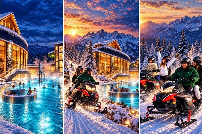 From Krakow Zakopane Area Snowmobile Adventure and Thermal Baths