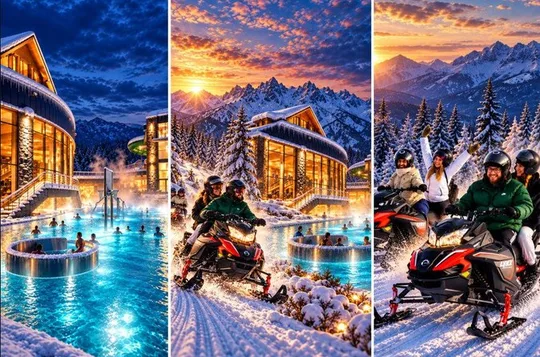 From Krakow Zakopane Area Snowmobile Adventure and Thermal Baths