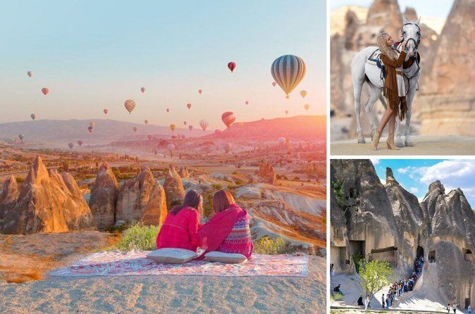 2-Days Cappadocia Tour Included Horseback Ride and Balloon Ride