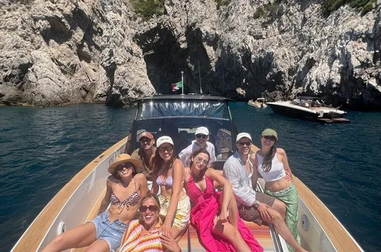 Capri & Positano Private Boat Tour from Naples aboard Pardo 43