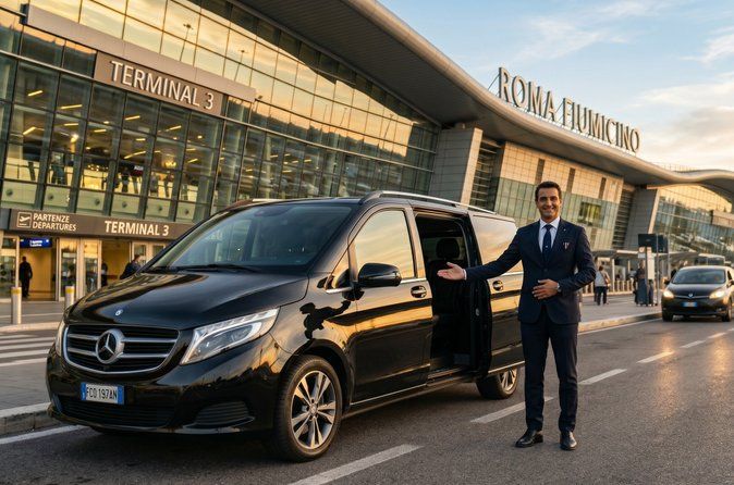 FCO Airport Private Transfer to/from Rome City or Civitavecchia