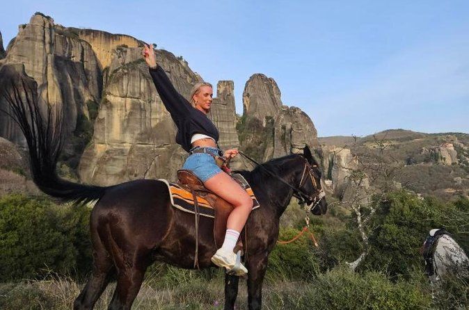Morning Horseback Tour in Meteora with Monastery Ypapanti
