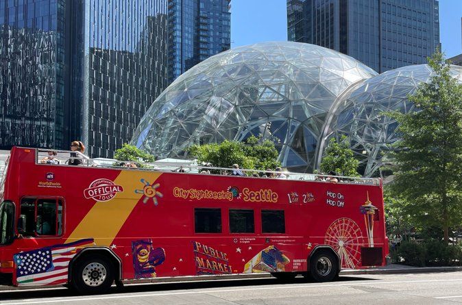 City Sightseeing Seattle HOHO Bus and Locks or Harbour Cruise