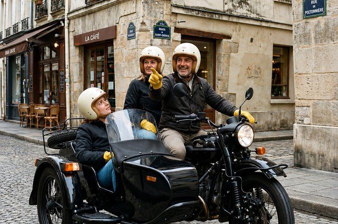 Paris Sidecar Excursion with Hotel Pick-up!