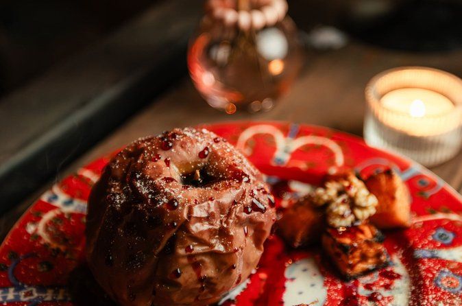 Flavors of Lapland: Gourmet Fire-Side Dinner in a Glass Igloo