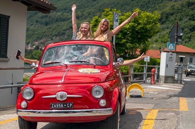 Lake Como Classic Fiat 500 Rental Experience 2h