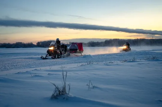 Snowmobile Safari and Initiation to Ice Fishing (Private)