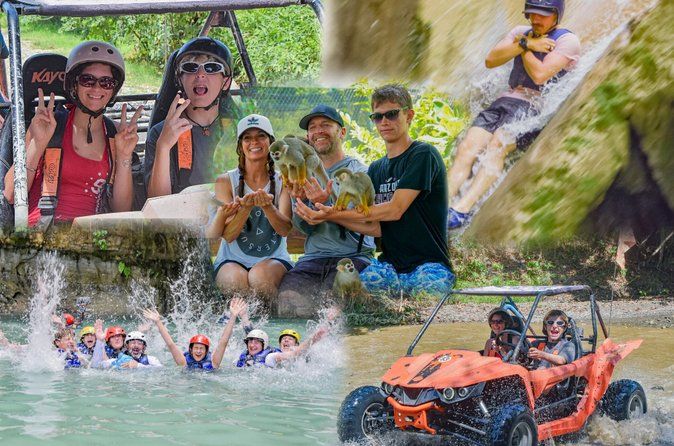 3x1: Monkey Land Waterfalls & Buggies In Puerto Plata