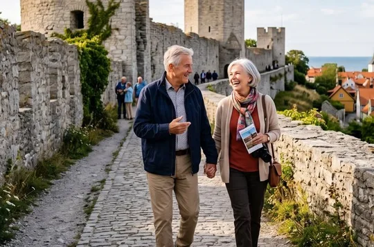 Private Romantic Architectural Walk in Visby
