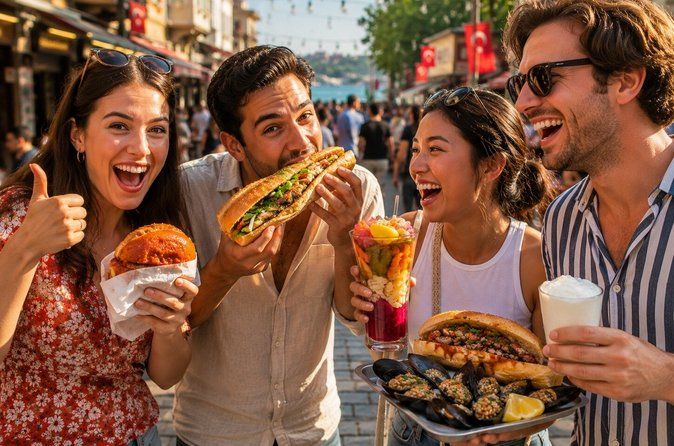 Kadıköy Street Food Crawl: Wet Burgers & Fish Sandwiches