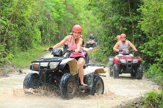 ATV, Horseback & Zipline Jungle Adventure with Cenote Swim