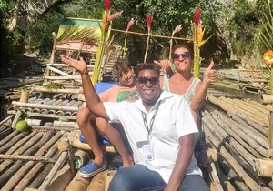 Lethe River Rafting Transport & Limestone Massage frm Montego Bay