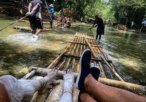 Bamboo River Rafting & Horseback Ride 'N' Swim from Montego Bay