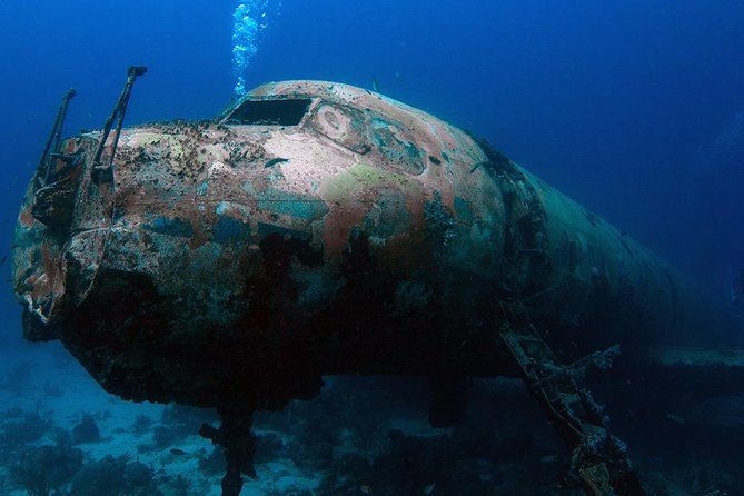 Boat Dive Shipwreck/ Airplanes/ Reef /2 tanks