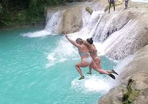 Bluehole, Secret Falls and Dunn's River Day Trip from Montego Bay