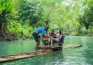 Bamboo Rafting With foot massage