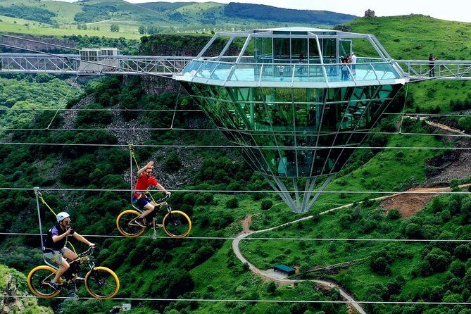 Diamond Cafe, Glass Bridge & Canyon Private Day Tour From Tbilisi