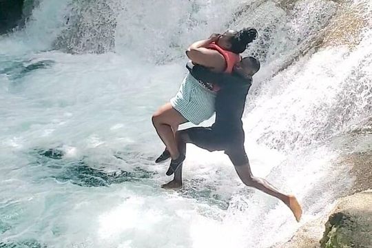 Dunns River Falls & Blue Hole Combo from Montego Bay with Pick Up