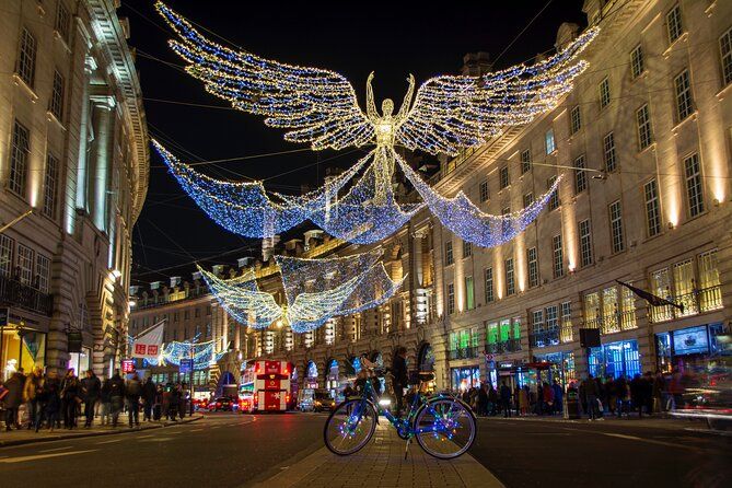 London Julebelysningscykeltur med lokal guide