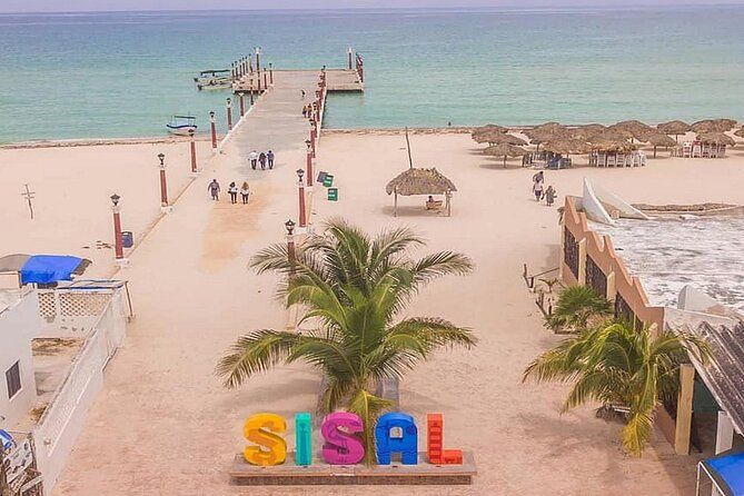 A day at the beach in Sisal