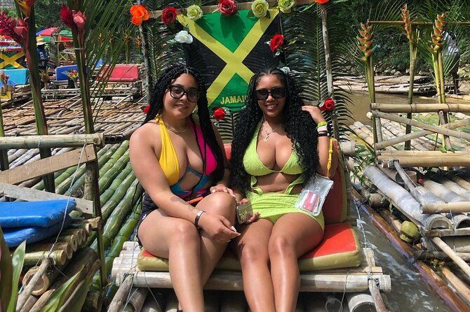Bamboo Rafting & Horseback -dunns river Transportation Included