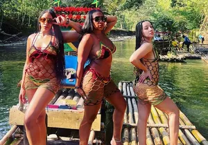 Favorite Bamboo Rafting Experience w/ Decorated Raft