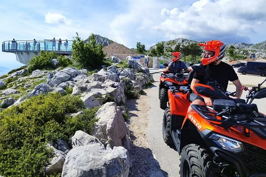 Skywalk Biokovo Quad Tour Morning /sunset Tour