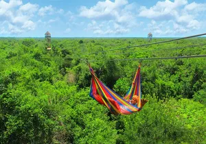 Extreme Day. Rappel, Ziplines & Snorkel with from Riviera Maya