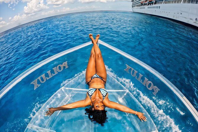 Discover Cozumel in a Transparent Boat!