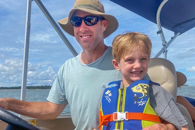 Hilton Head Luxury Pontoon Rental for 2 to 8 hours