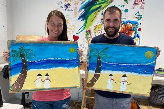 Paint and Sip at the Gallery and Wine Bar