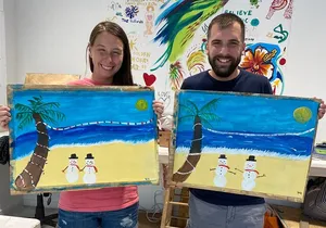 Paint and Sip at the Gallery and Wine Bar