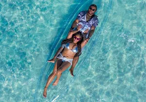 Couples Clear Kayak Photoshoot in Montego Bay