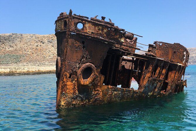 Powerboat Tour to Balos Lagoon and Gramvousa Island Half Day