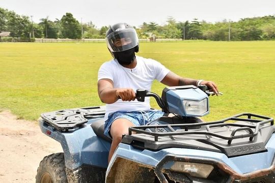 ATV Nature Ride and Sunset Tour at Ricks Cafe from Montego Bay