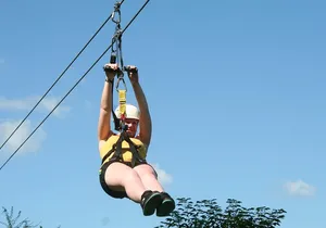 Ziplinig Dunn's River Falls from Montego Bay