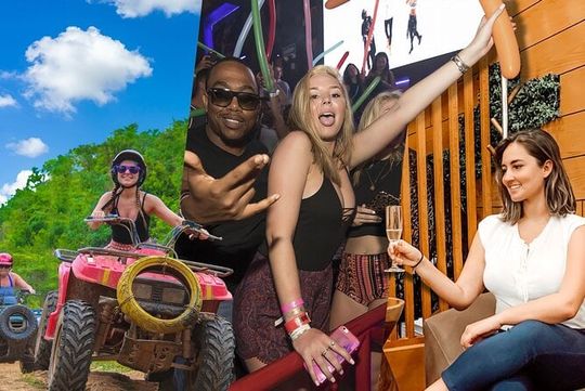 ATV Jungle Adventure, Nightclub & Airport Lounge Pass Combo