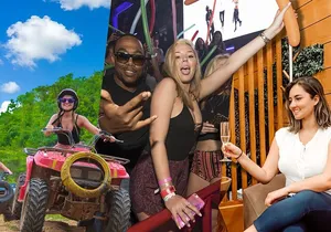 ATV Jungle Adventure, Nightclub & Airport Lounge Pass Combo