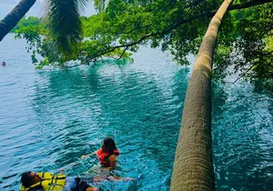 Bacalar Lagoon & Kayak Tour in Club Marmol from Playa del Carmen