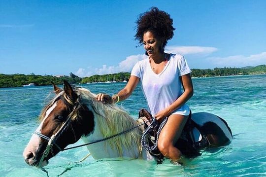 Private Horseback Riding, Swim & Blue Hole Secret Falls