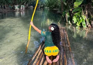 Bamboo Rafting & Limestone Foot Massage on the River