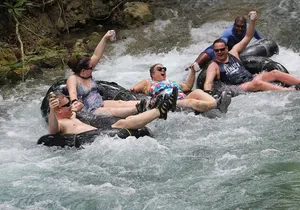 Day Trip to Blue Hole, Dunn's River and River Tubing with LUNCH