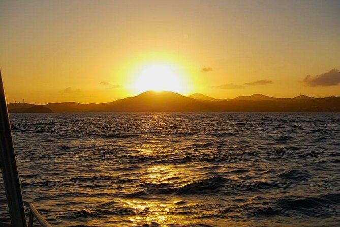 Sunset on the Water + Night Snorkeling with Guide in St. Thomas