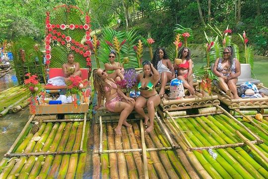 Serene Bamboo Rafting Adventure: