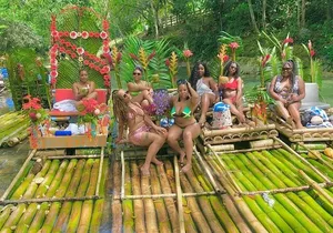 Serene Bamboo Rafting Adventure: