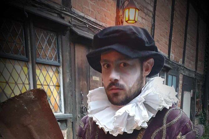 Tudor World Ghost Tour by Lantern light inside the building