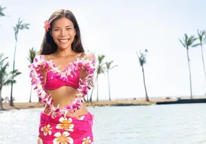 Honeymoon Airport Lei Greeting on Lihue Kauai